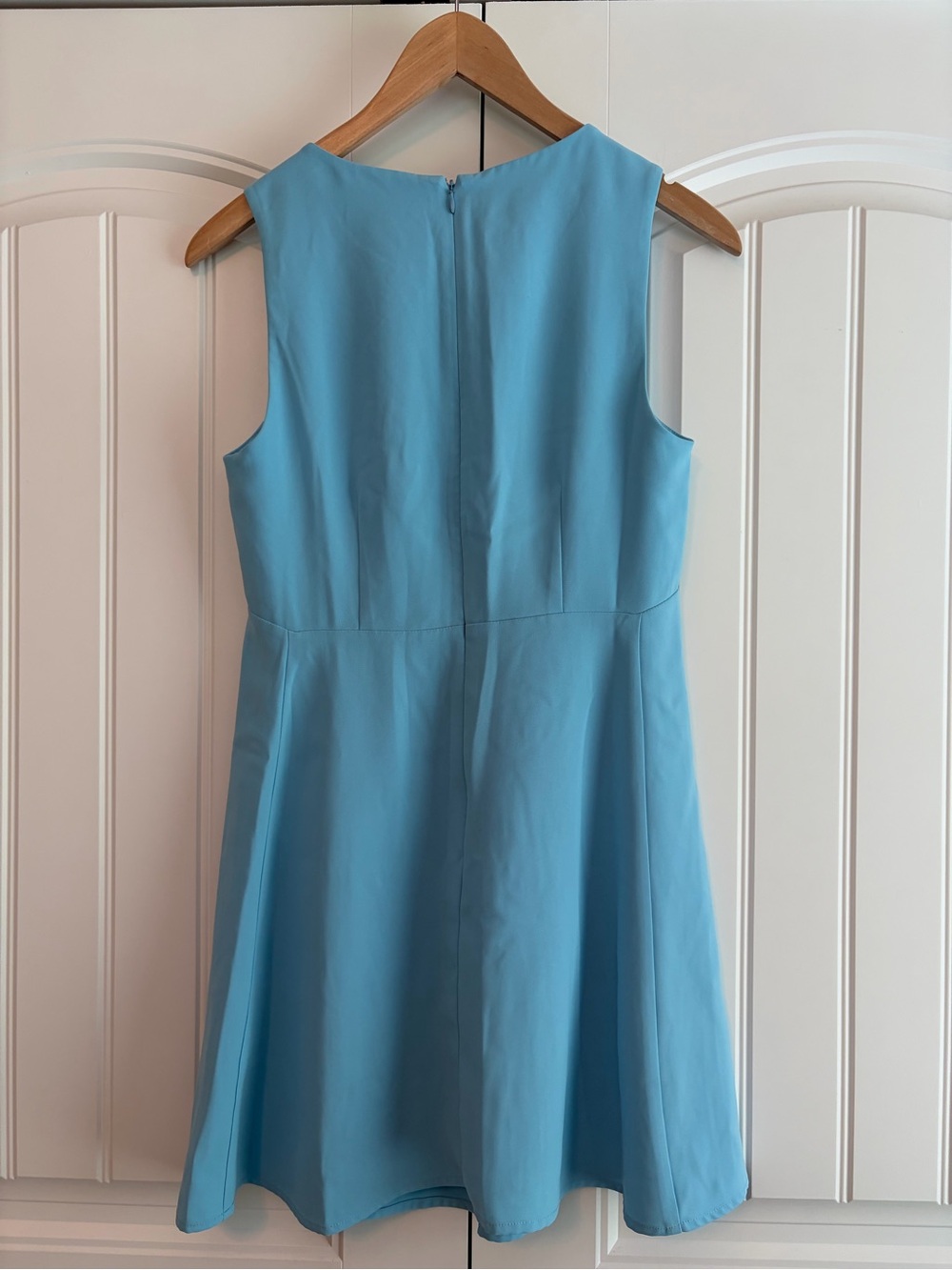 Amanda Uprichard Diana Light Blue Shift Mini Dress Women's Size Small - Picture 4 of 10